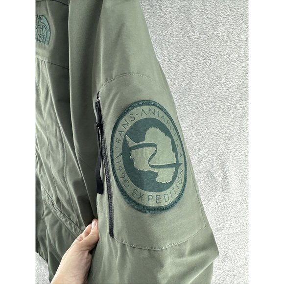 North Face Trans Antarctica Expedition Mcmurdo Faux Fur Coat L Parka worn once - Picture 3 of 16